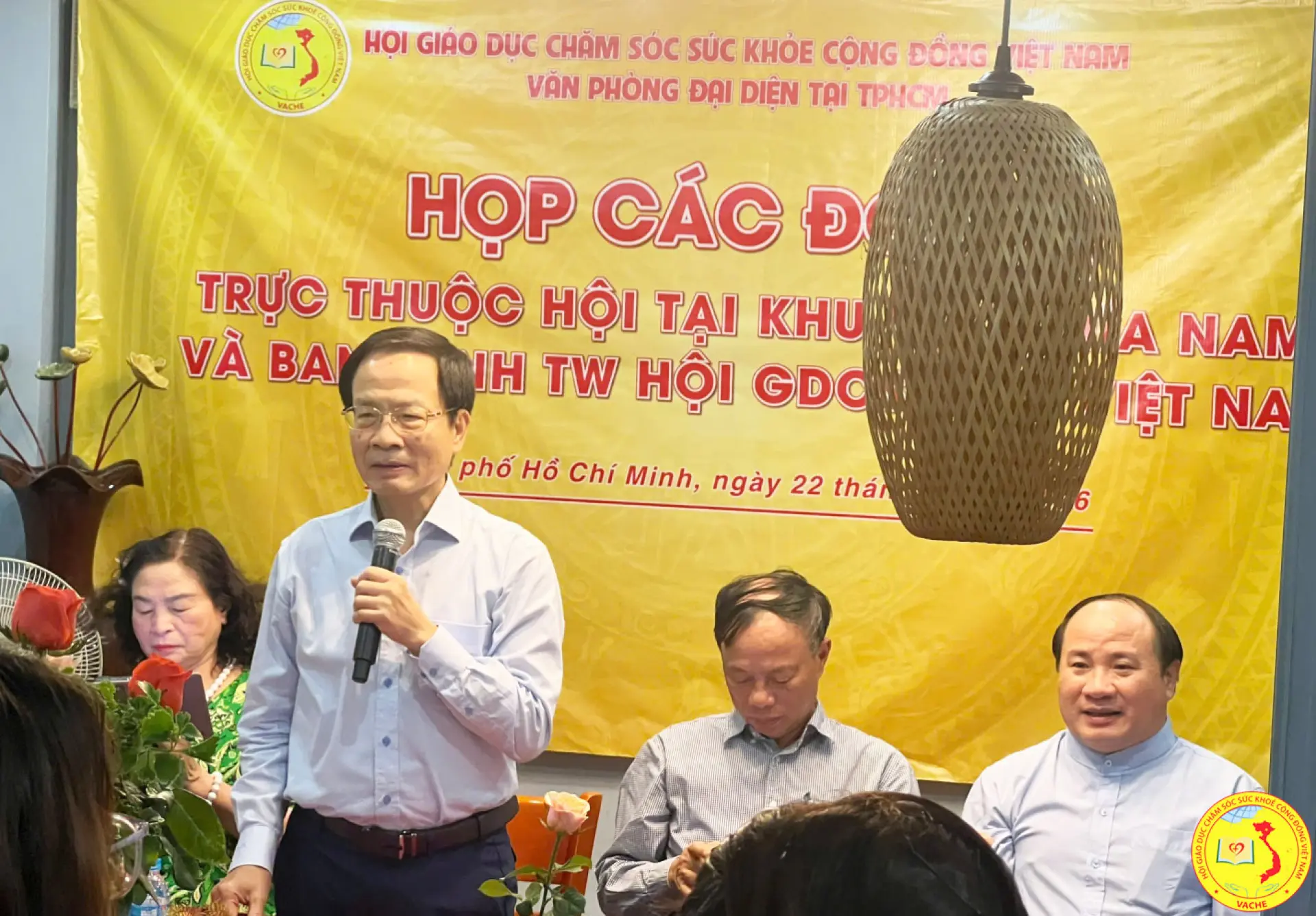 Văn phòng đại diện phía nam trung ương hội giáo dục chăm sóc sức khỏe cộng đồng việt nam tổ chức họp mặt hội viên, chi hội, viện và trung tâm khu vực phía nam